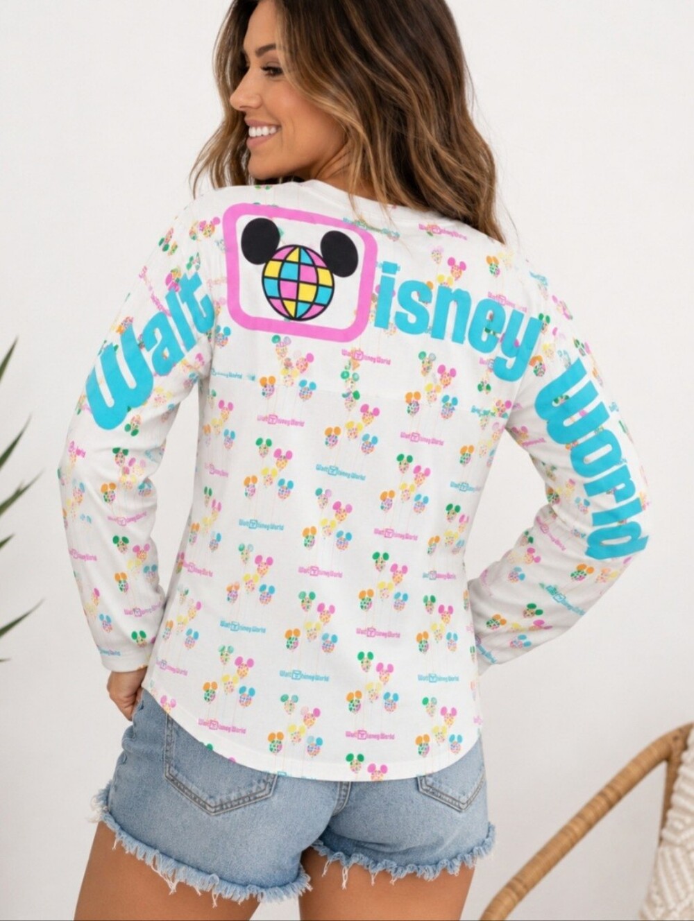 Disney World Vault Collection 50 Spirit Jersey Oversized XS Mickey Balloons
